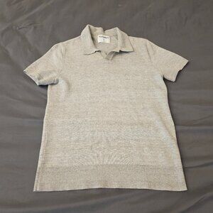 Old Navy Gray Polo, Men's XS, Short-Sleeve Shirt
